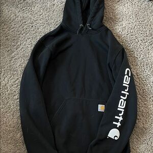 Carhartt Black Women's Hoodie with Logo